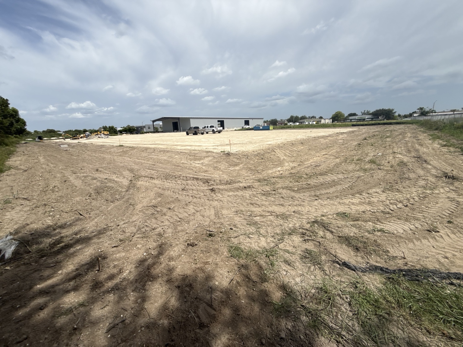Large commercial site prepared for development